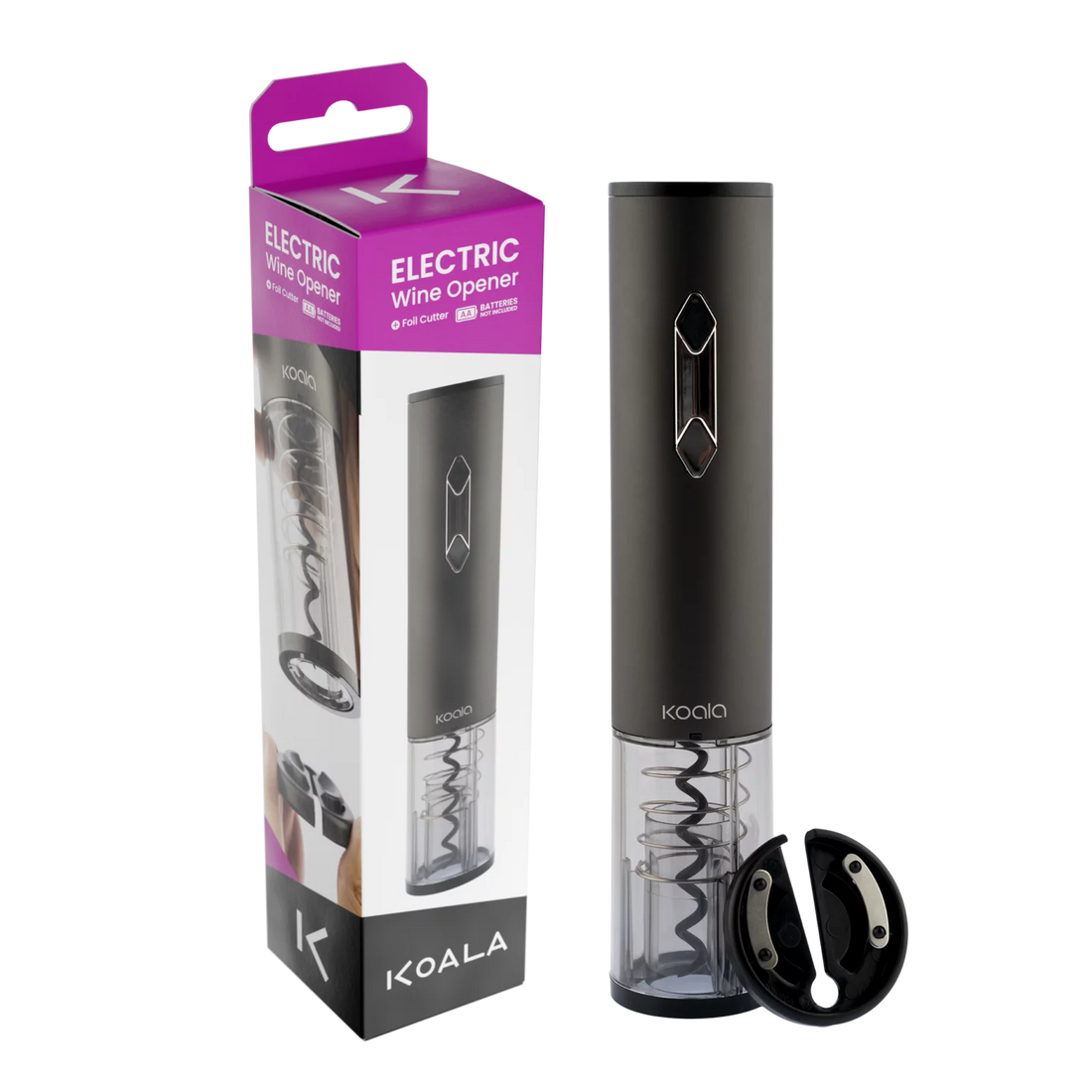 Confezione di vendita del cavatappi per vino elettrico Basic Electric Opener