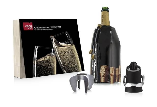 CHAMPAGNE ACCESSORY SET VACU VIN