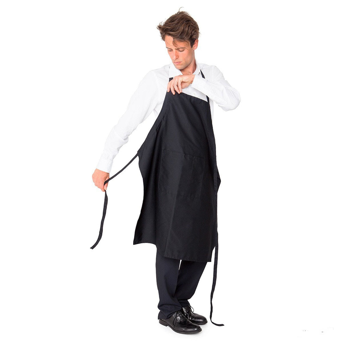 LONG APRON • GREMBIULE SOMMELIER PROFESSIONALE • NERO