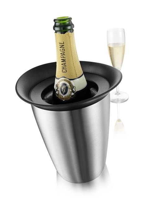 ACTIVE COOLER CHAMPAGNE ELEGANT VACU VIN • GLACETTE CHAMPAGNE ACCIAIO INOX