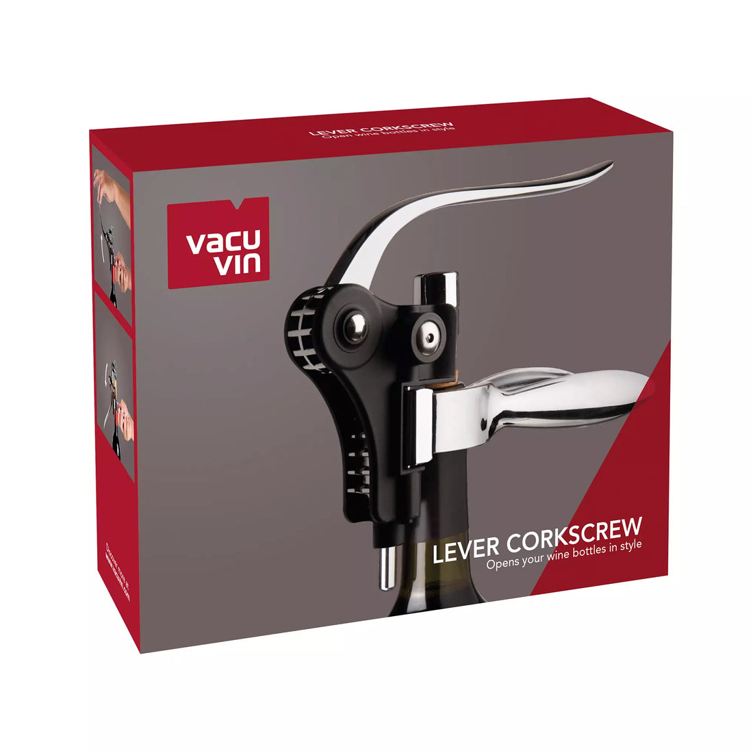 LEVER HORIZONTAL VACU VIN • CAVATAPPI A LEVA DESIGN