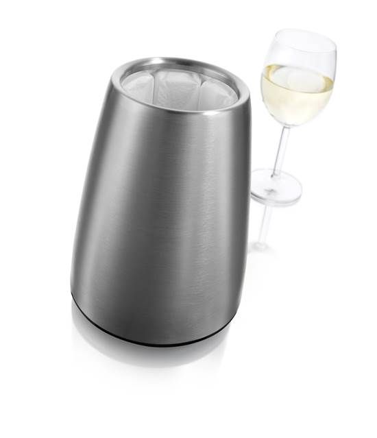 ACTIVE COOLER WINE ELEGANT STAINLESS STEEL VACU VIN • REFRIGERATORE VINO ACCIAIO INOX• RAPID ICE COOLER VACU VIN INOX