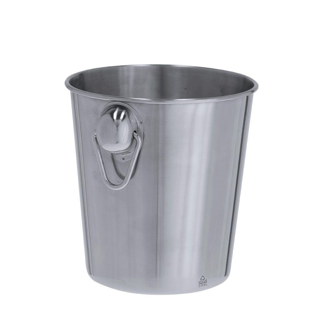 Elegante Secchiello in Acciaio Inox Riciclato