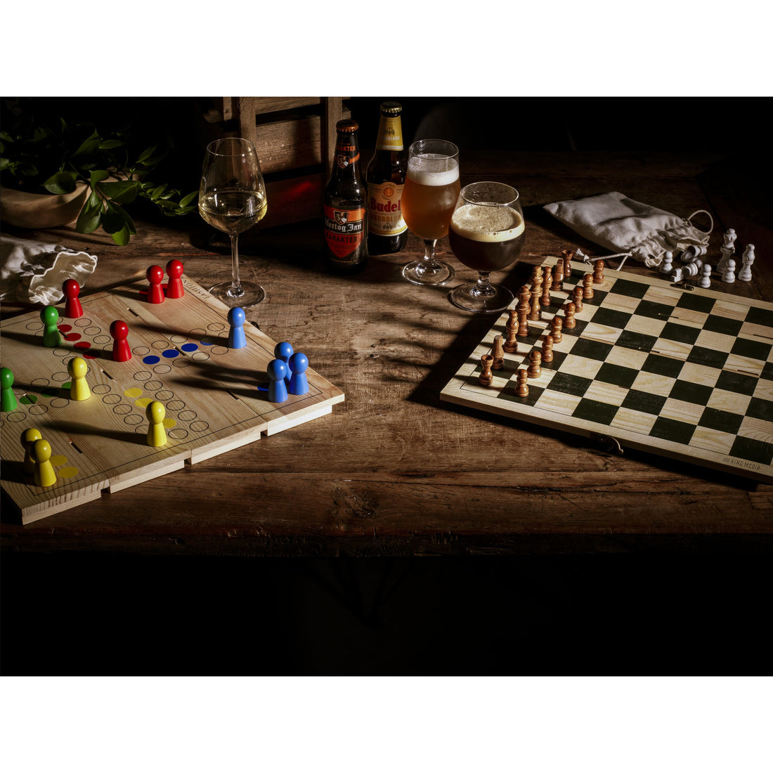 Rackpack Gamebox Chess - Cassetta vino che si trasforma in scacchiera Personalizzata