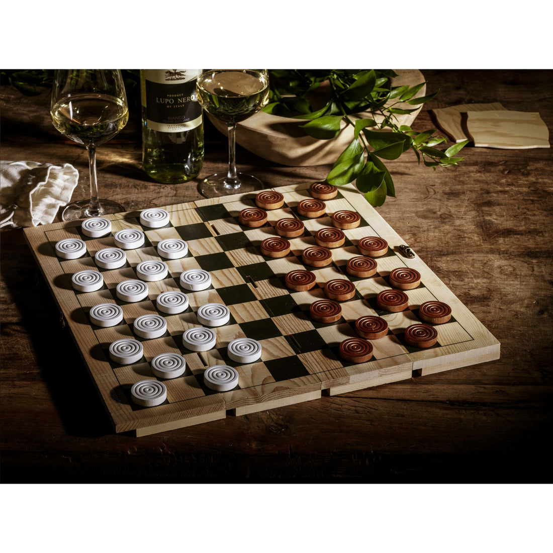 Rackpack Gamebox Checkers - Cassetta vino che si trasforma in dama Personalizzata