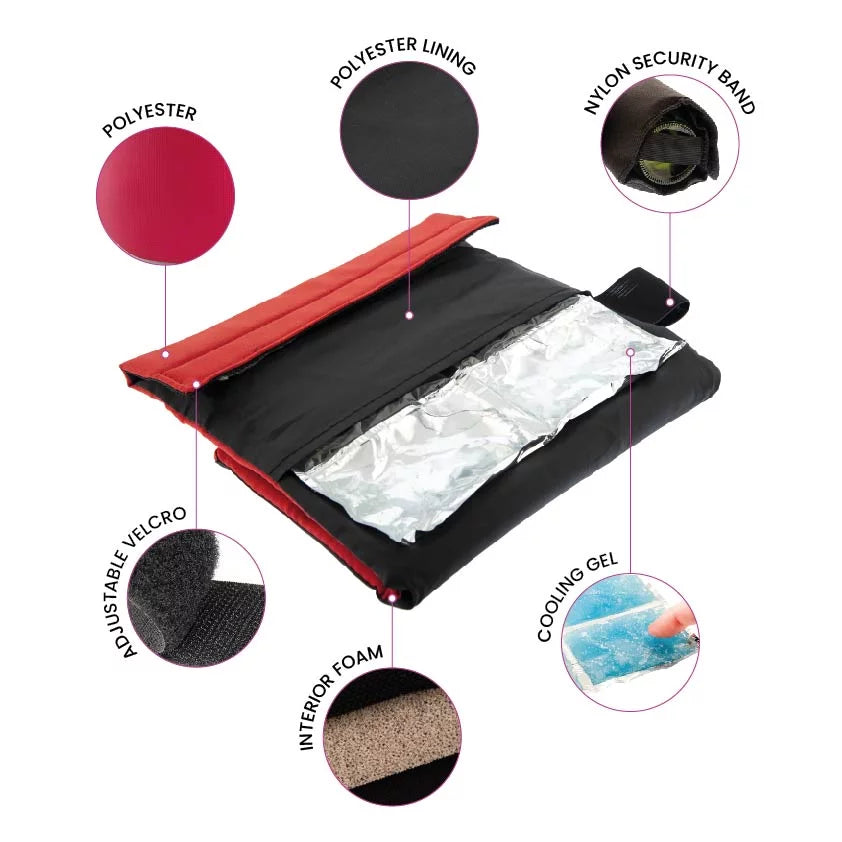 Dettagli della fascia refrigerante per vino 4 Layer Cooler Wrap con 4 stati di materiale isolante