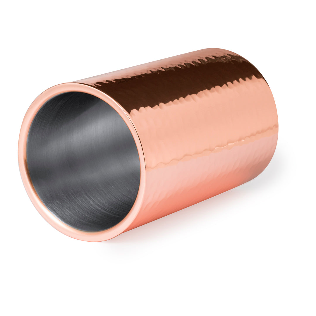 Dettagli della glacette per vino in acciaio inox, con rivestimento in rame galvanizzato