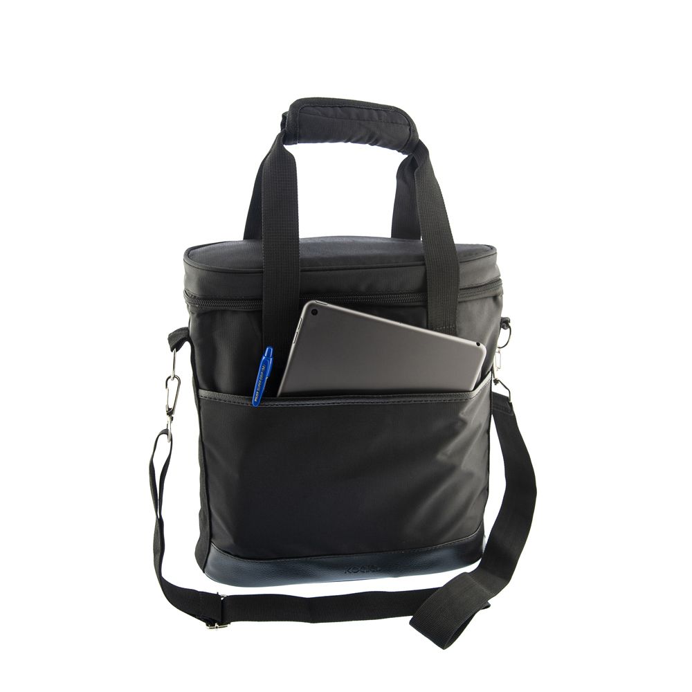 Borsa Termica Per Vino Kato Tirrinia - Per 2 Bottiglie, BYOB, Degustazione, Viaggi, Blu/Bianco - Foto 11