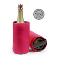 Fascia refrigerante per vino colore rosso magena 4 Layer Cooler Wrap