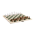 Scacchiera che si forma aprendo la Cassetta per vino Rackpack Gamebox Chess con scacchi