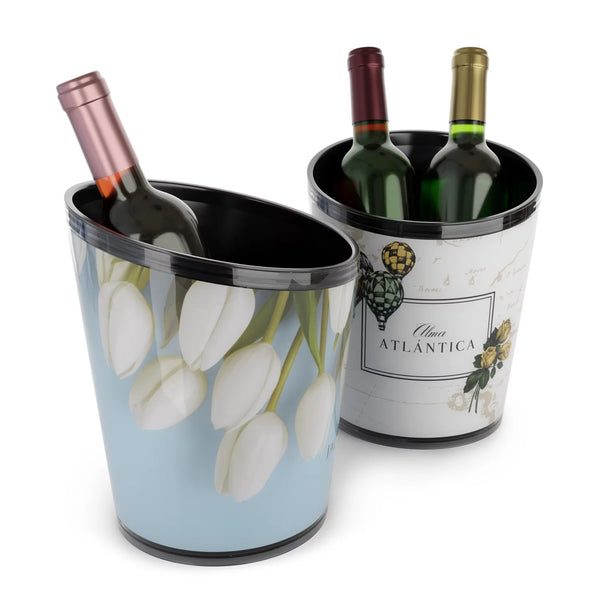 Secchiello Portaghiaccio Vin Bouquet Per 6 Bottiglie - Nero, Elegante E Resistente Per Feste E Eventi - Foto 9